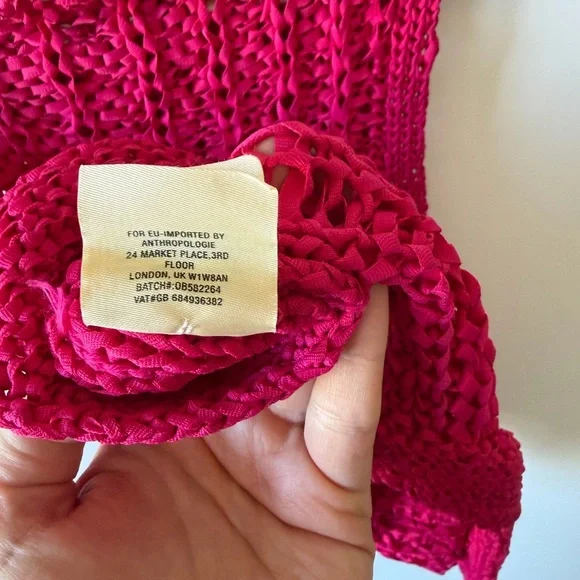 Anthropologie Crochet Knit Top - Moth - Picture 9 of 9
